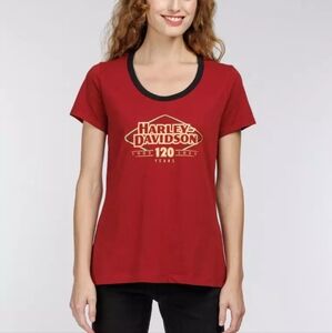 Harley Davidson Women's 120th Anniversary Top Tee